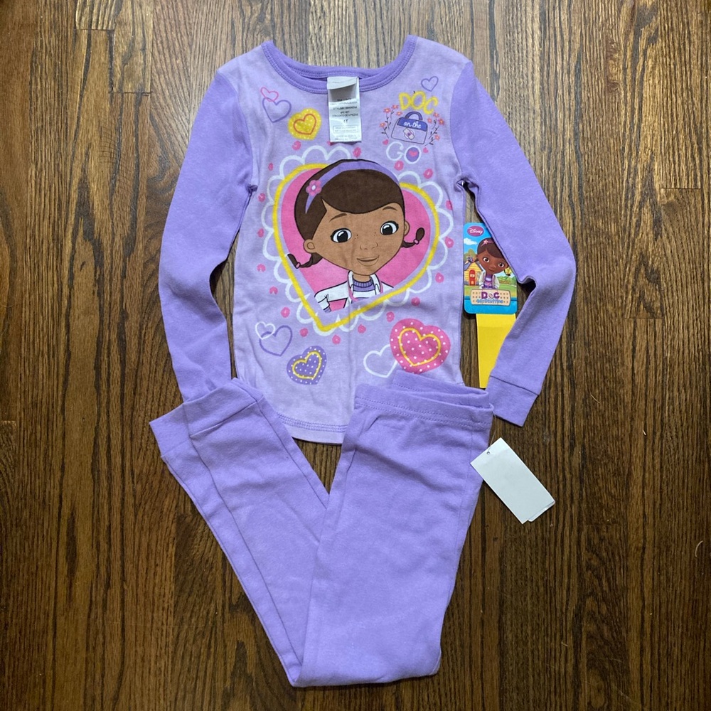 NWT Doc McStuffins PJs